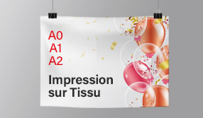 Impression sur tissu - A2, A1 et A0